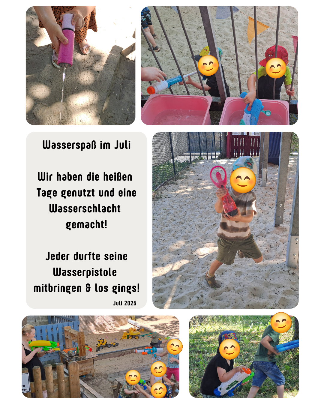 Wasserspaß im Juli